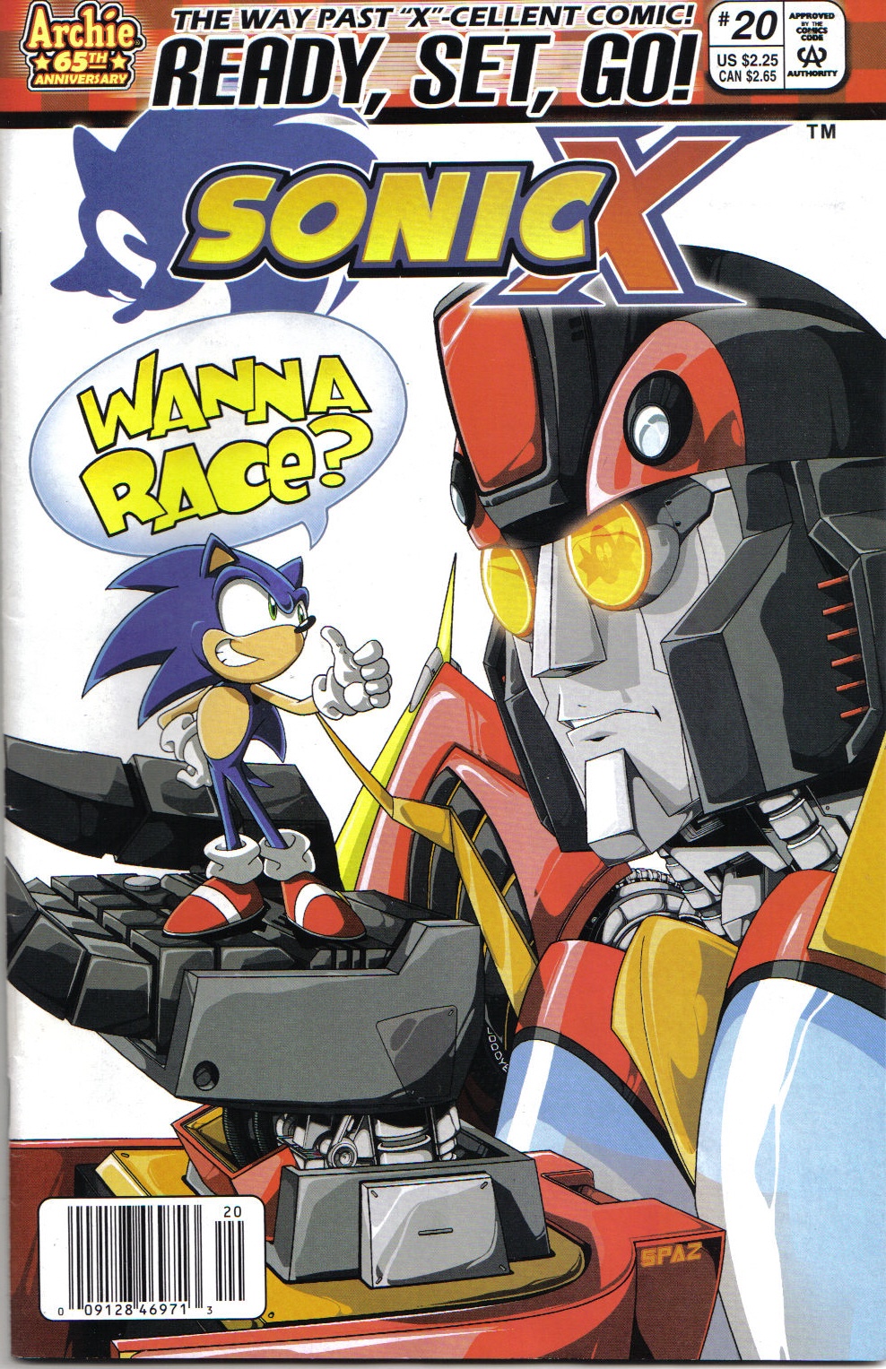 Sonic X - June 2007 Comic cover page